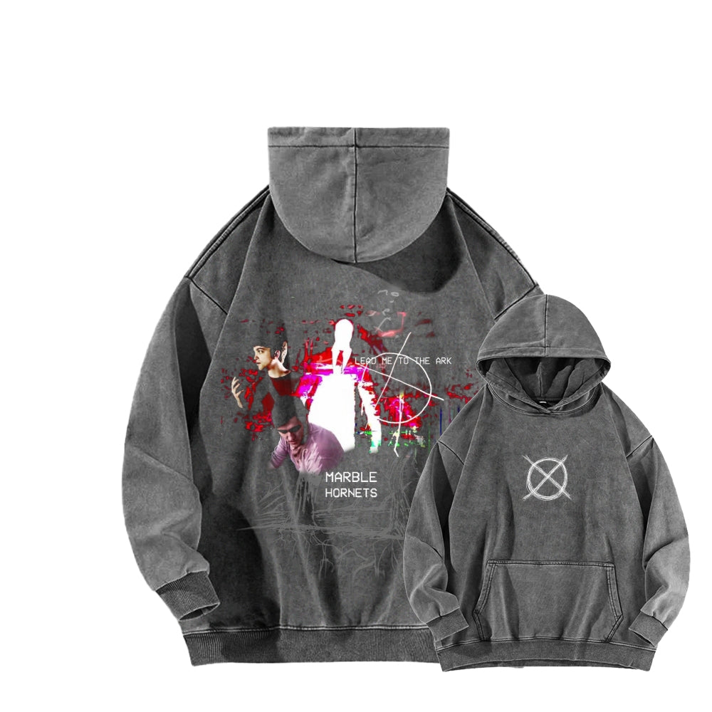 Marble Hornets  Unisex Washed Hoodie 2601010397