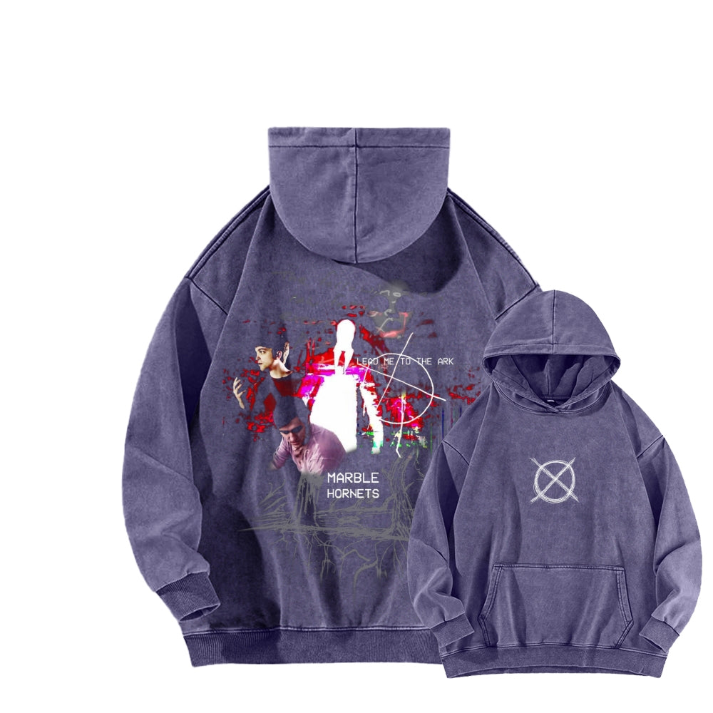 Marble Hornets  Unisex Washed Hoodie 2601010397
