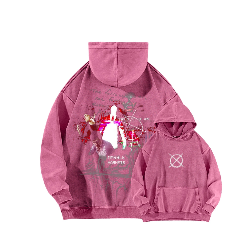 Marble Hornets  Unisex Washed Hoodie 2601010397