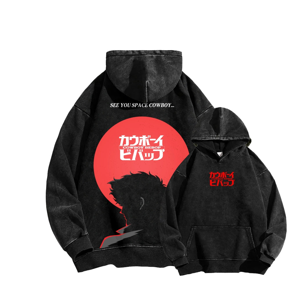 COWBOY BEBOP Unisex Washed Hoodie 2601010481