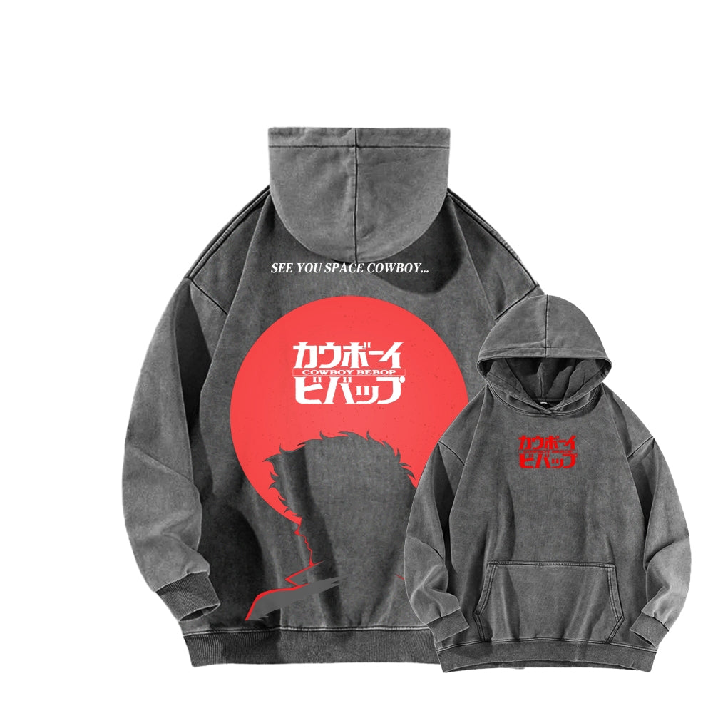 COWBOY BEBOP Unisex Washed Hoodie 2601010481