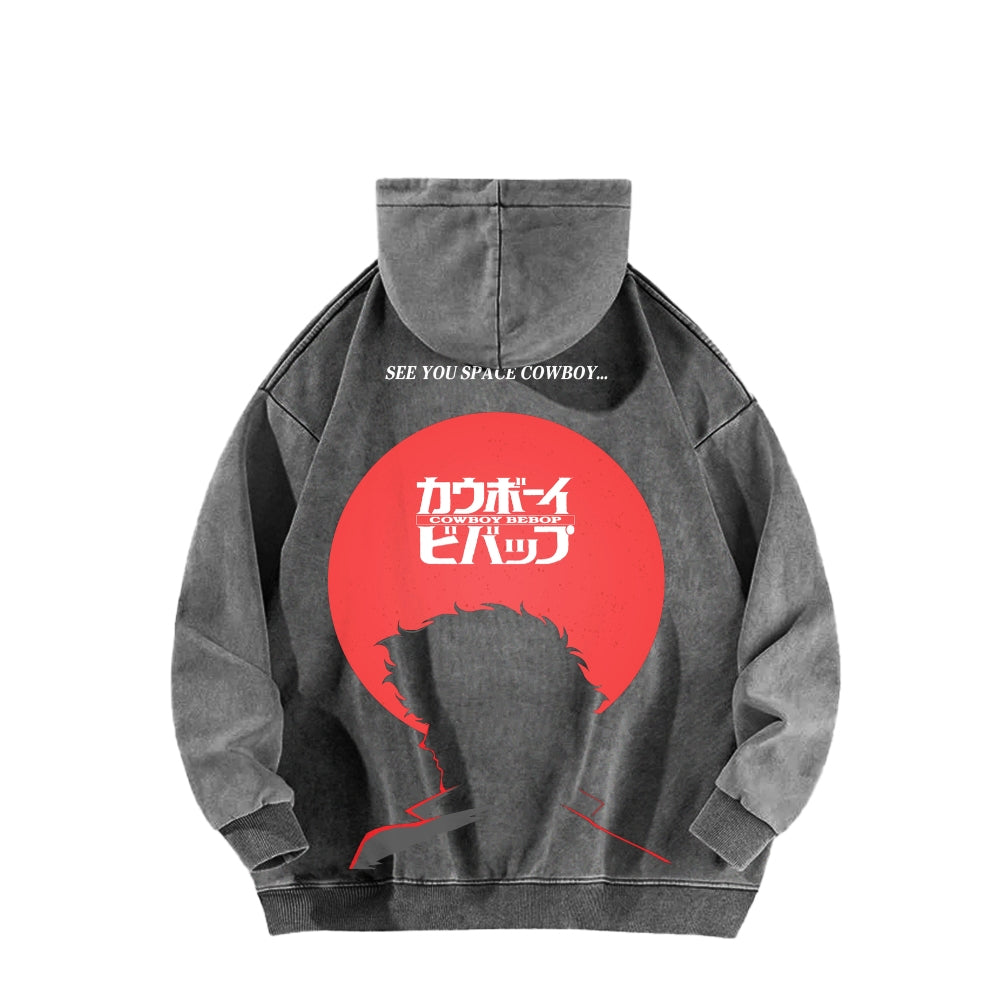 COWBOY BEBOP Unisex Washed Hoodie 2601010481