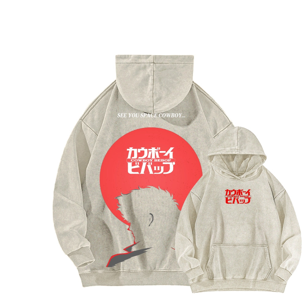 COWBOY BEBOP Unisex Washed Hoodie 2601010481