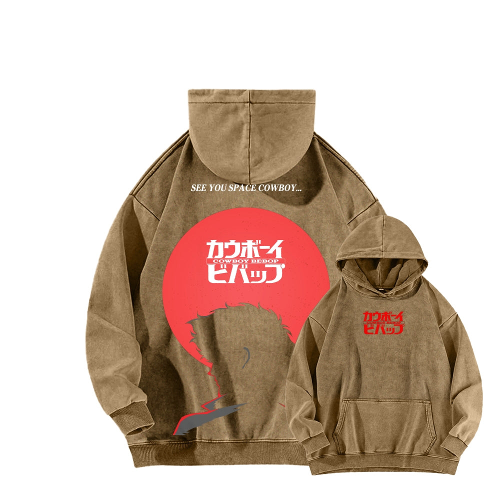 COWBOY BEBOP Unisex Washed Hoodie 2601010481