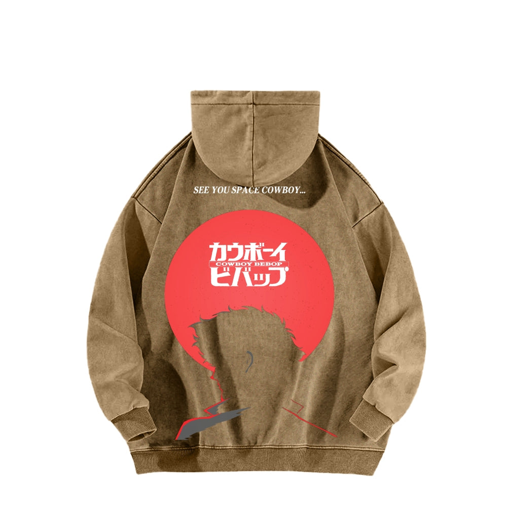 COWBOY BEBOP Unisex Washed Hoodie 2601010481