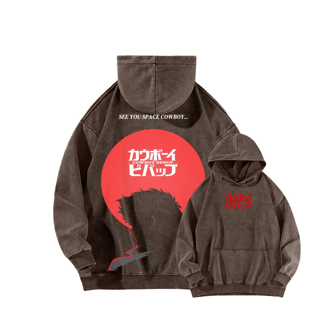 COWBOY BEBOP Unisex Washed Hoodie 2601010481