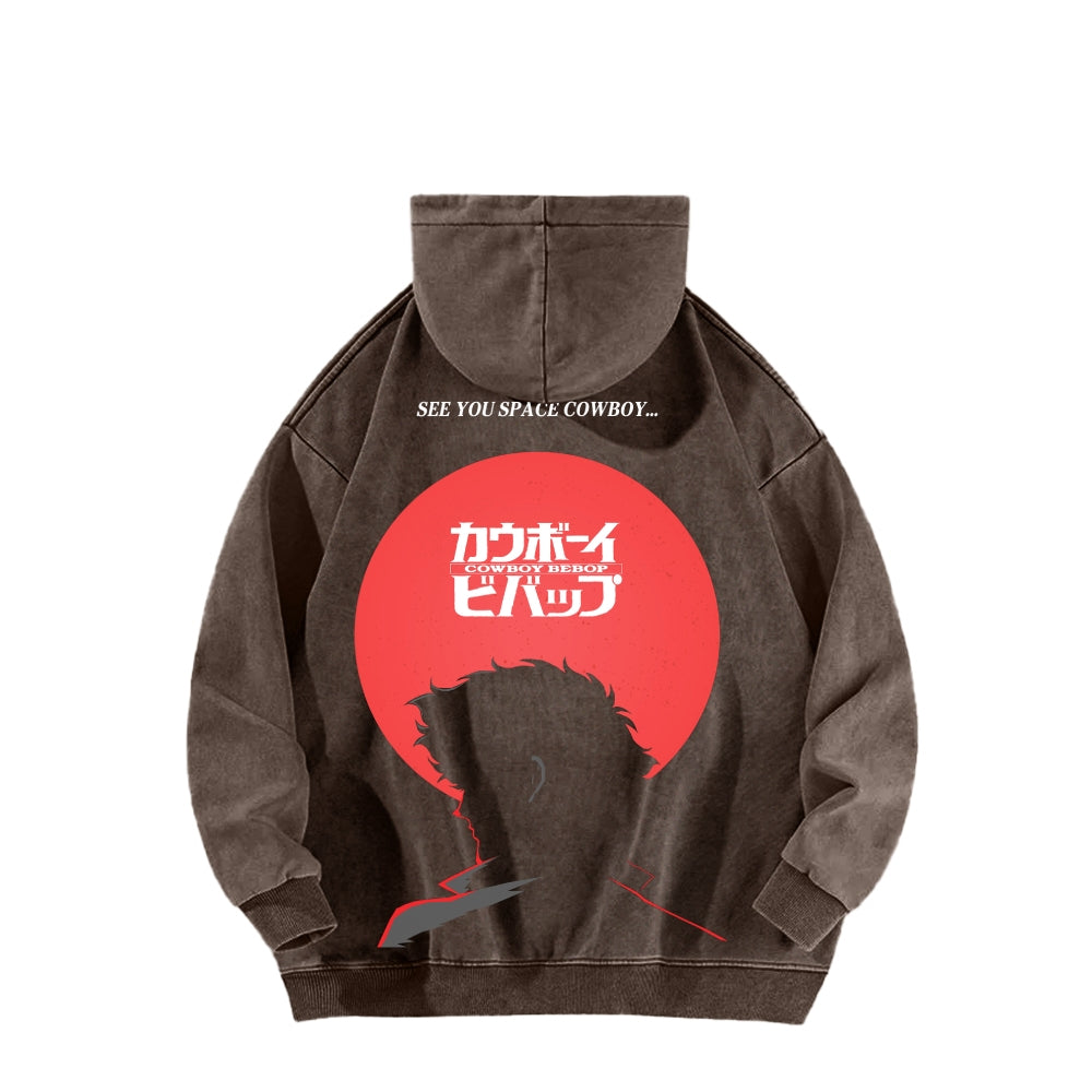 COWBOY BEBOP Unisex Washed Hoodie 2601010481