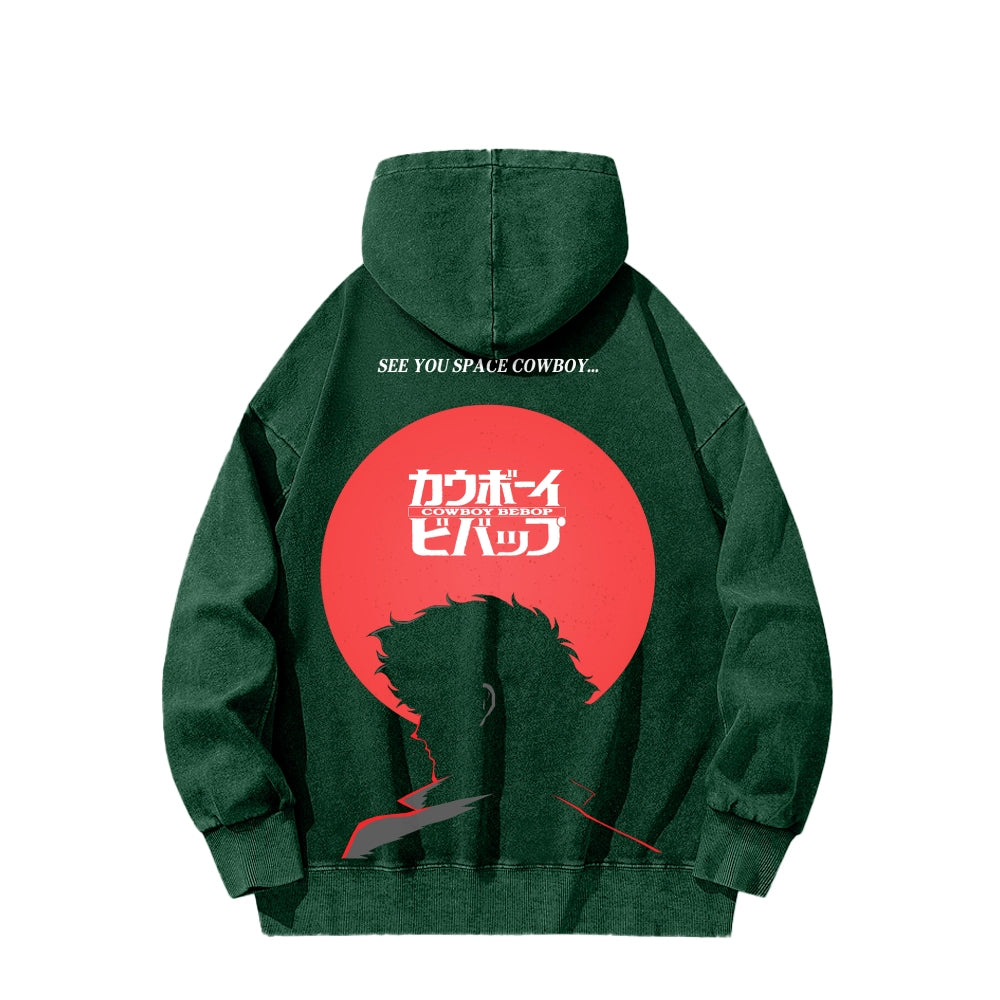 COWBOY BEBOP Unisex Washed Hoodie 2601010481