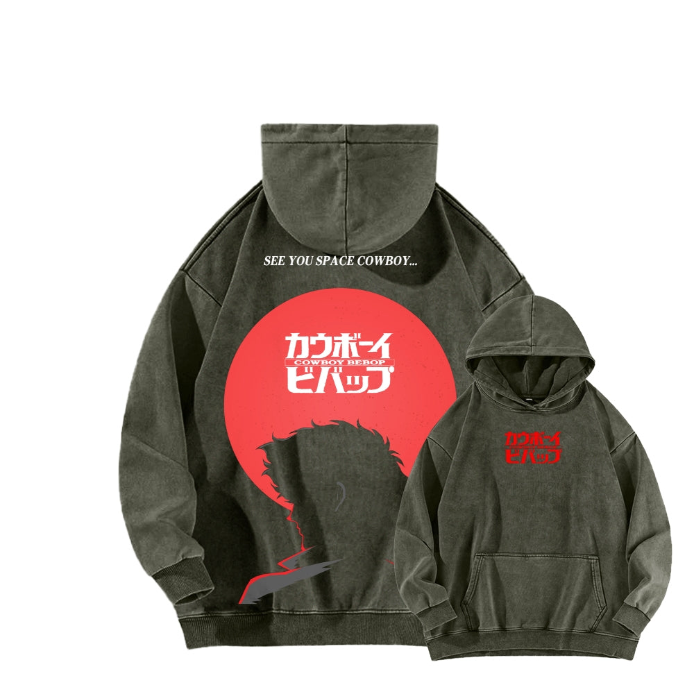 COWBOY BEBOP Unisex Washed Hoodie 2601010481