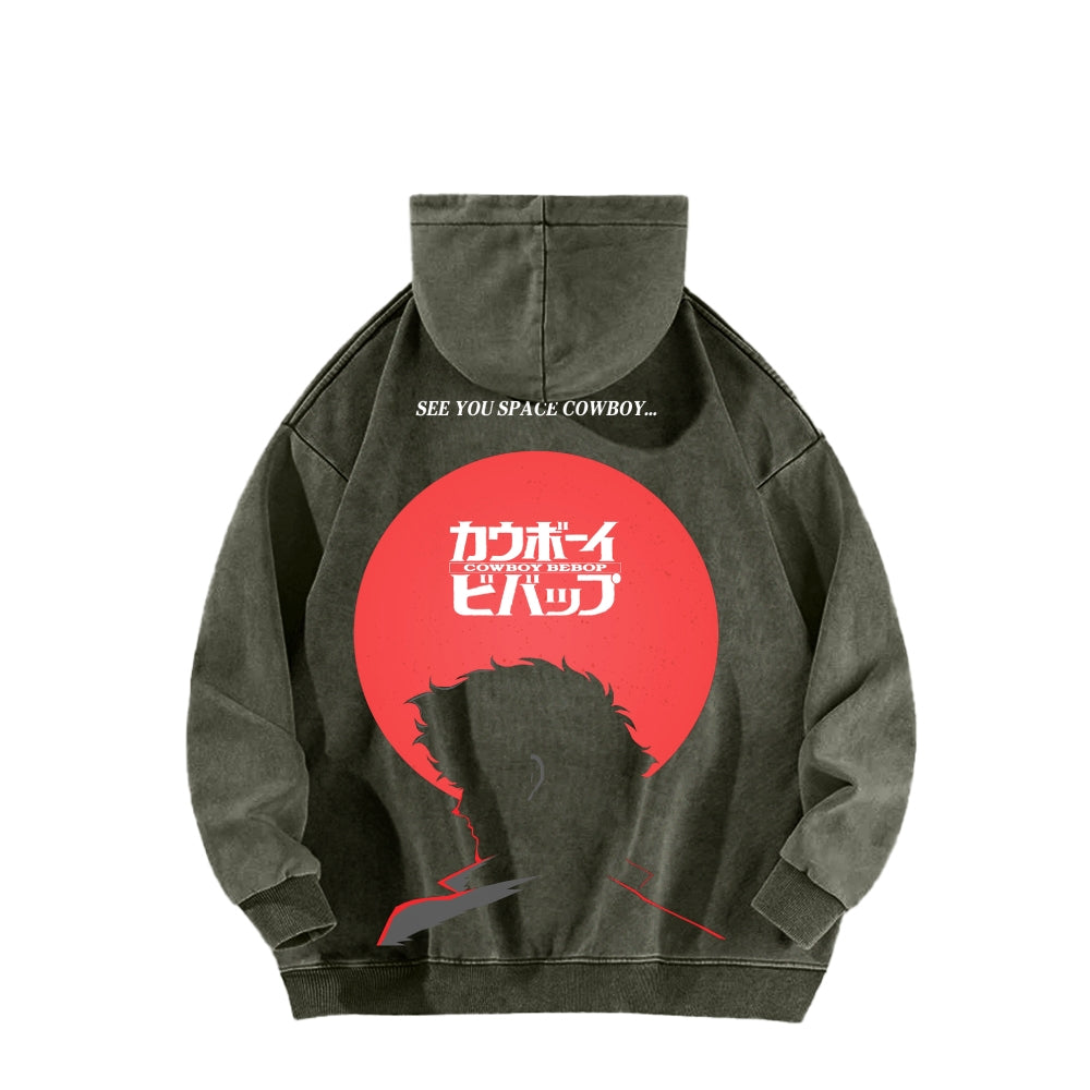 COWBOY BEBOP Unisex Washed Hoodie 2601010481