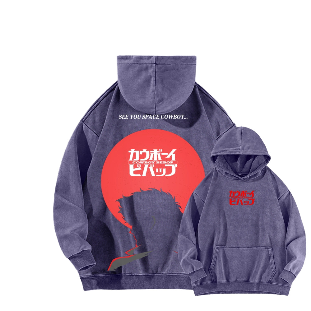 COWBOY BEBOP Unisex Washed Hoodie 2601010481