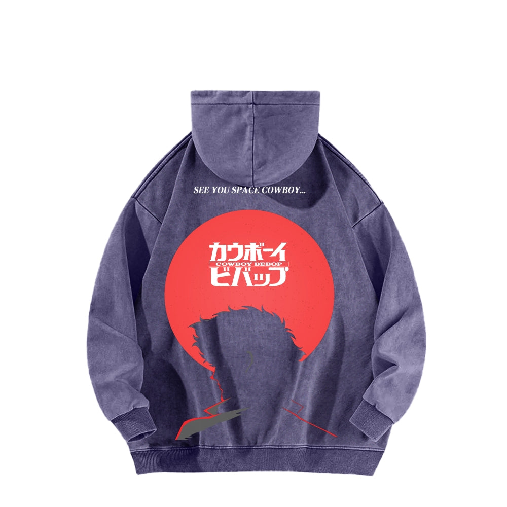 COWBOY BEBOP Unisex Washed Hoodie 2601010481
