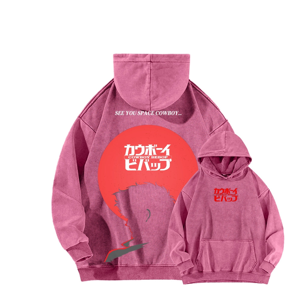 COWBOY BEBOP Unisex Washed Hoodie 2601010481