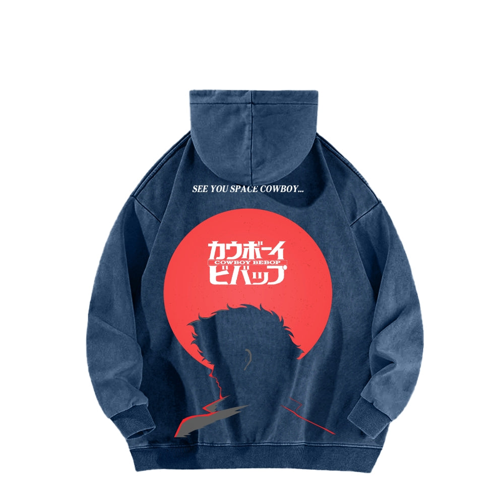 COWBOY BEBOP Unisex Washed Hoodie 2601010481