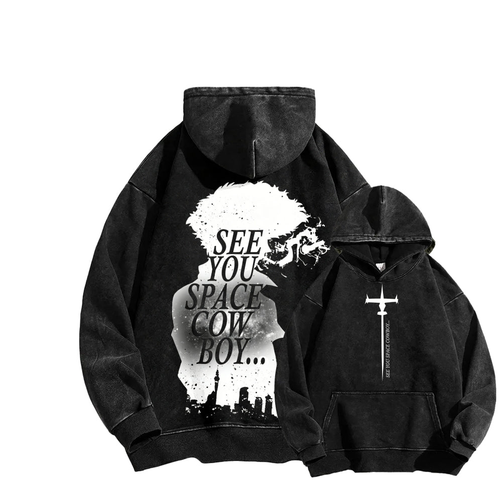 COWBOY BEBOP Unisex Washed Hoodie 2601010501