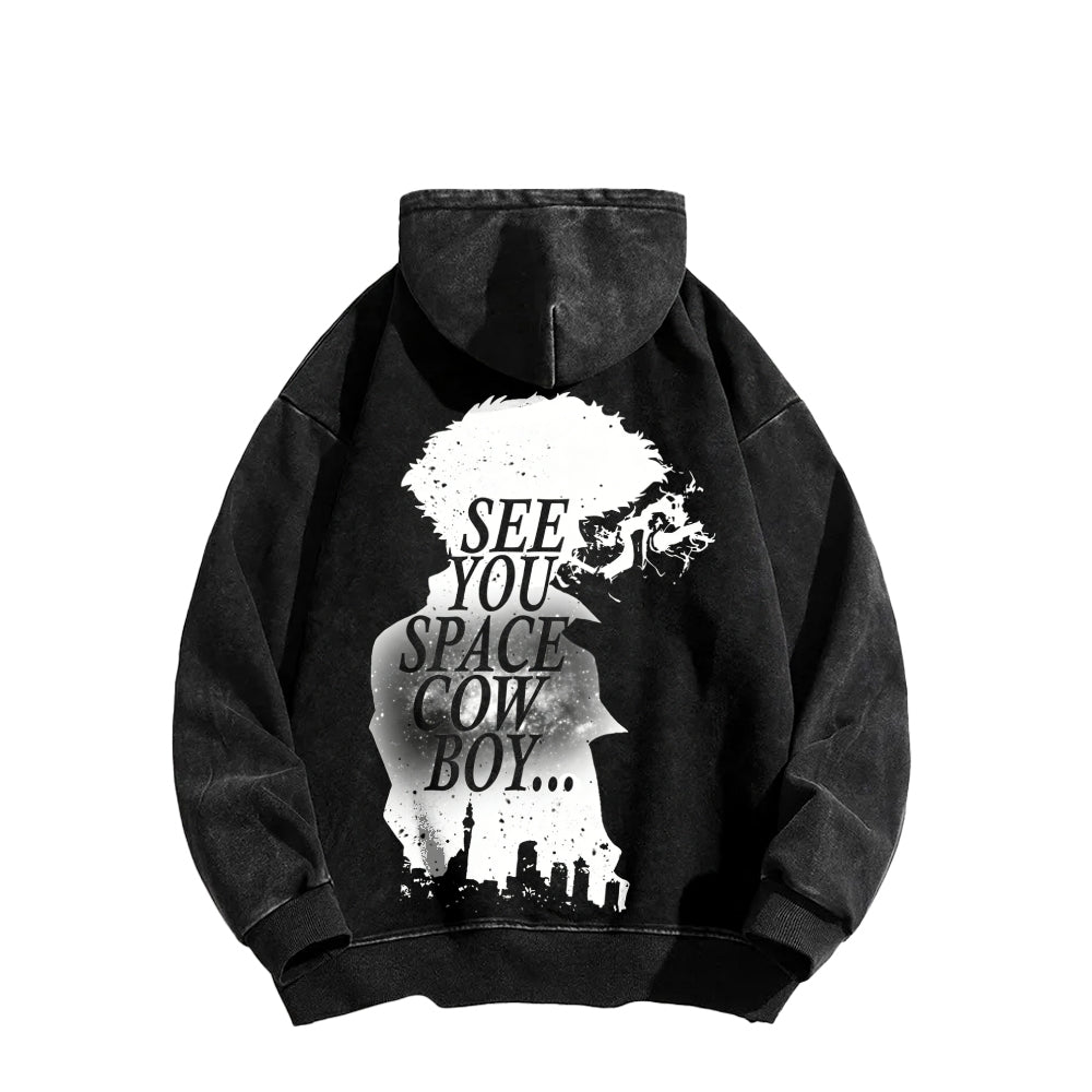 COWBOY BEBOP Unisex Washed Hoodie 2601010501
