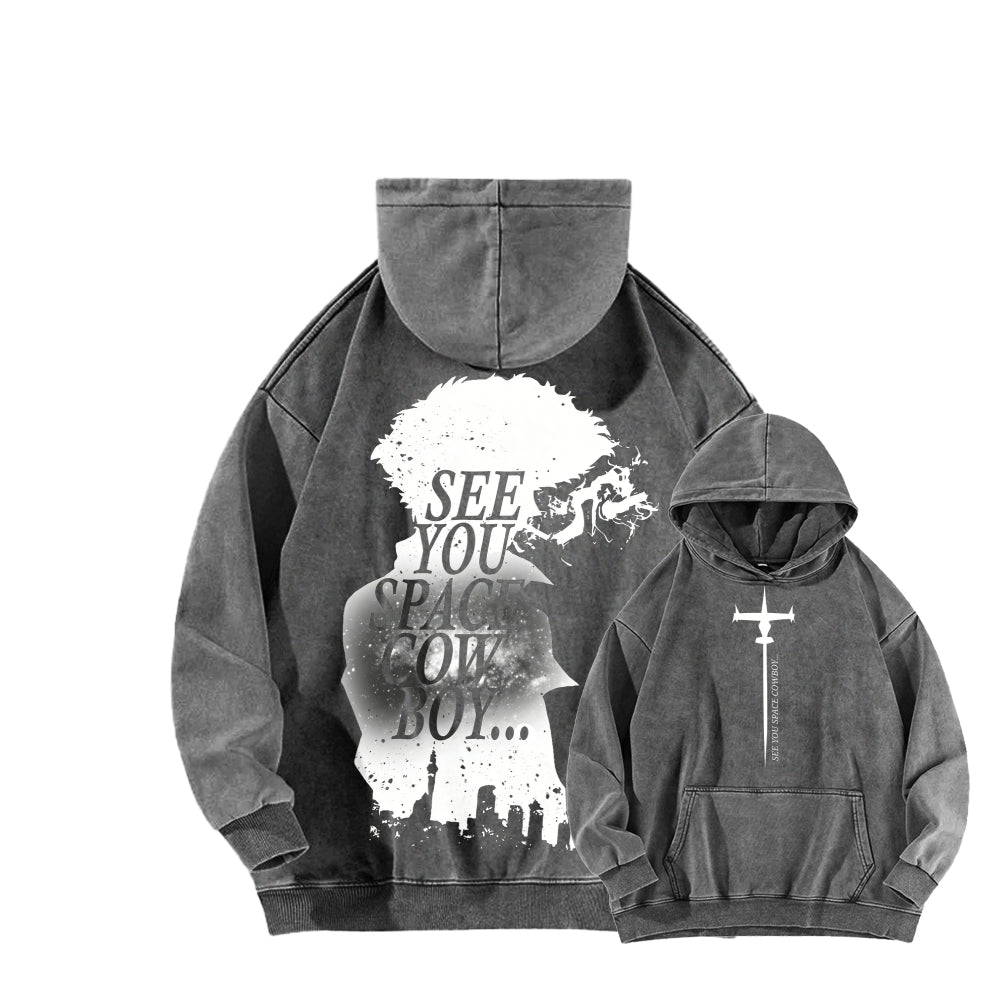 COWBOY BEBOP Unisex Washed Hoodie 2601010501