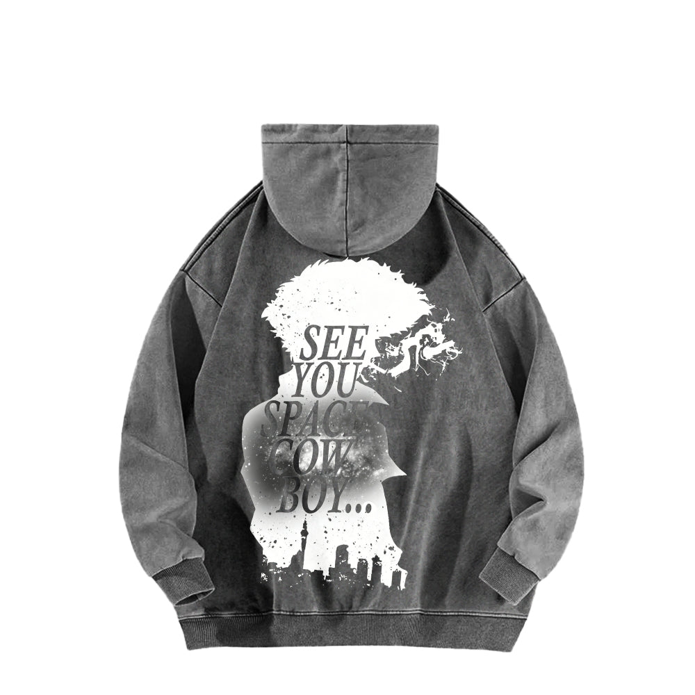 COWBOY BEBOP Unisex Washed Hoodie 2601010501