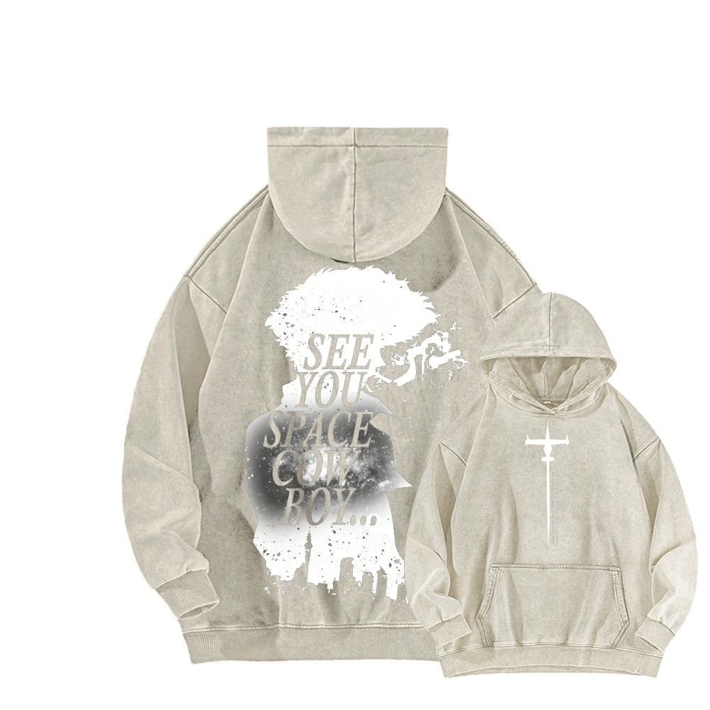 COWBOY BEBOP Unisex Washed Hoodie 2601010501