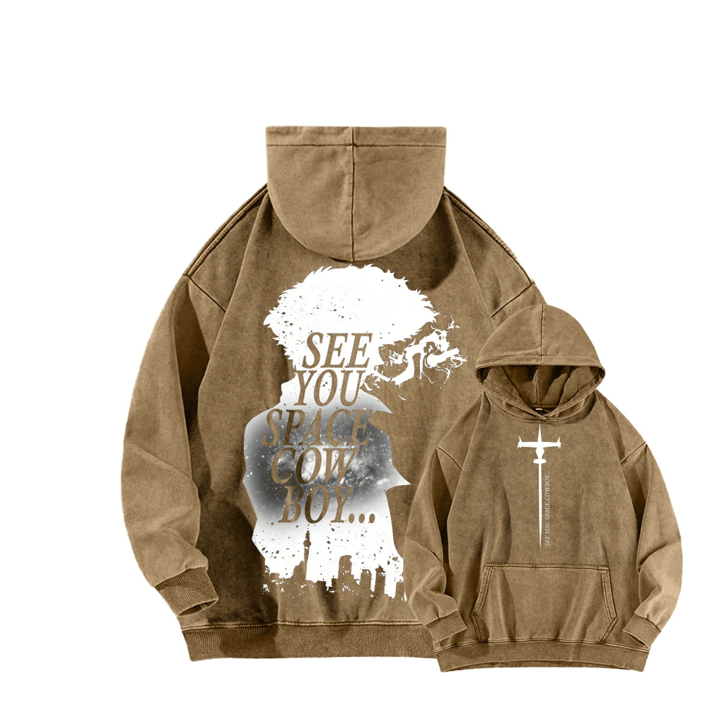 COWBOY BEBOP Unisex Washed Hoodie 2601010501