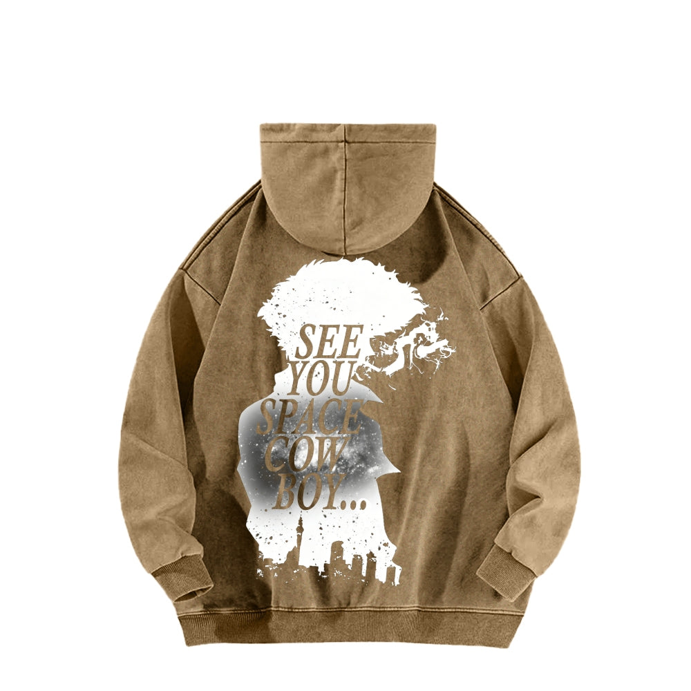 COWBOY BEBOP Unisex Washed Hoodie 2601010501
