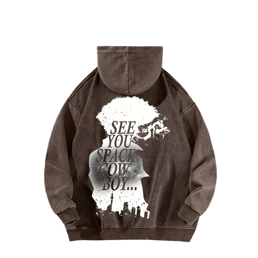 COWBOY BEBOP Unisex Washed Hoodie 2601010501