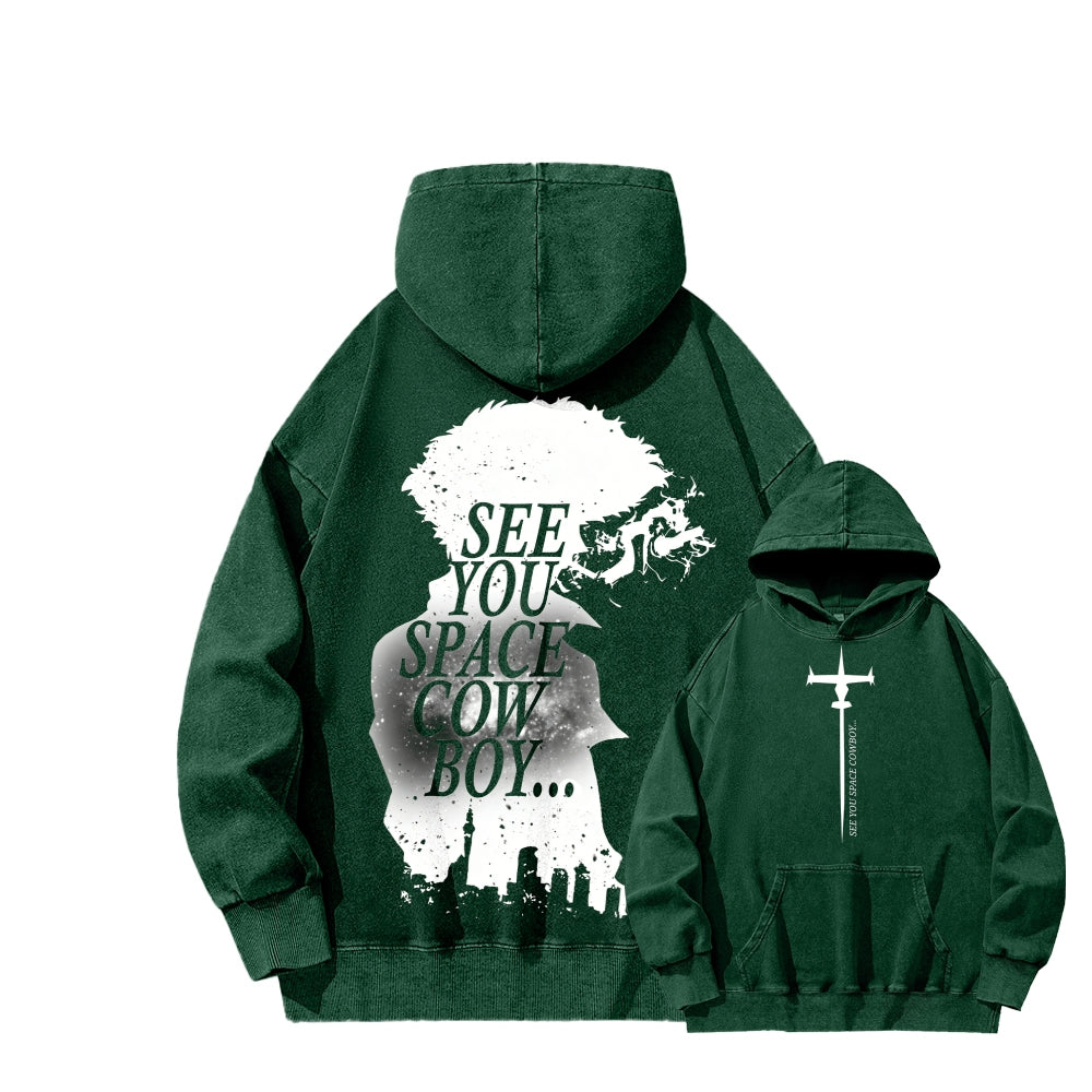COWBOY BEBOP Unisex Washed Hoodie 2601010501