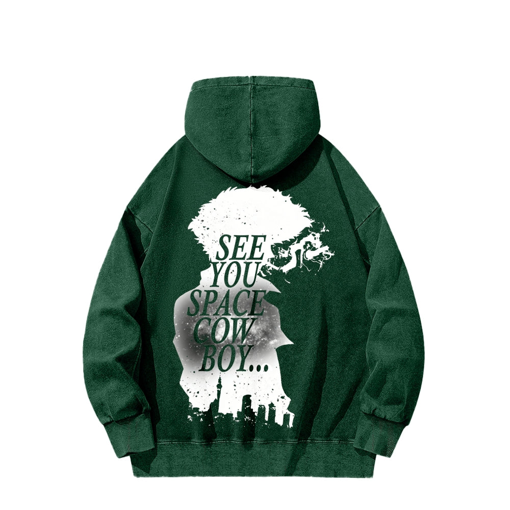 COWBOY BEBOP Unisex Washed Hoodie 2601010501