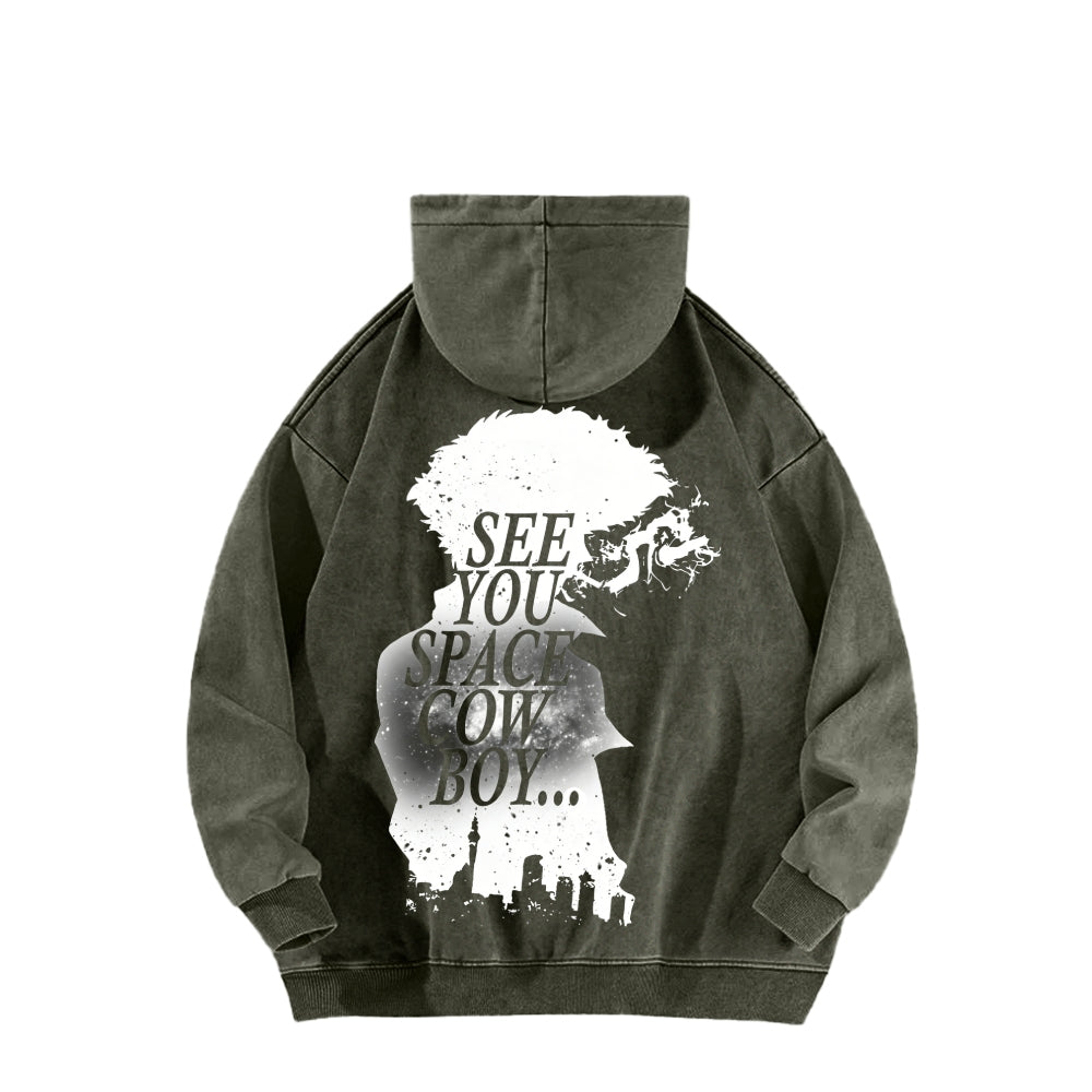 COWBOY BEBOP Unisex Washed Hoodie 2601010501