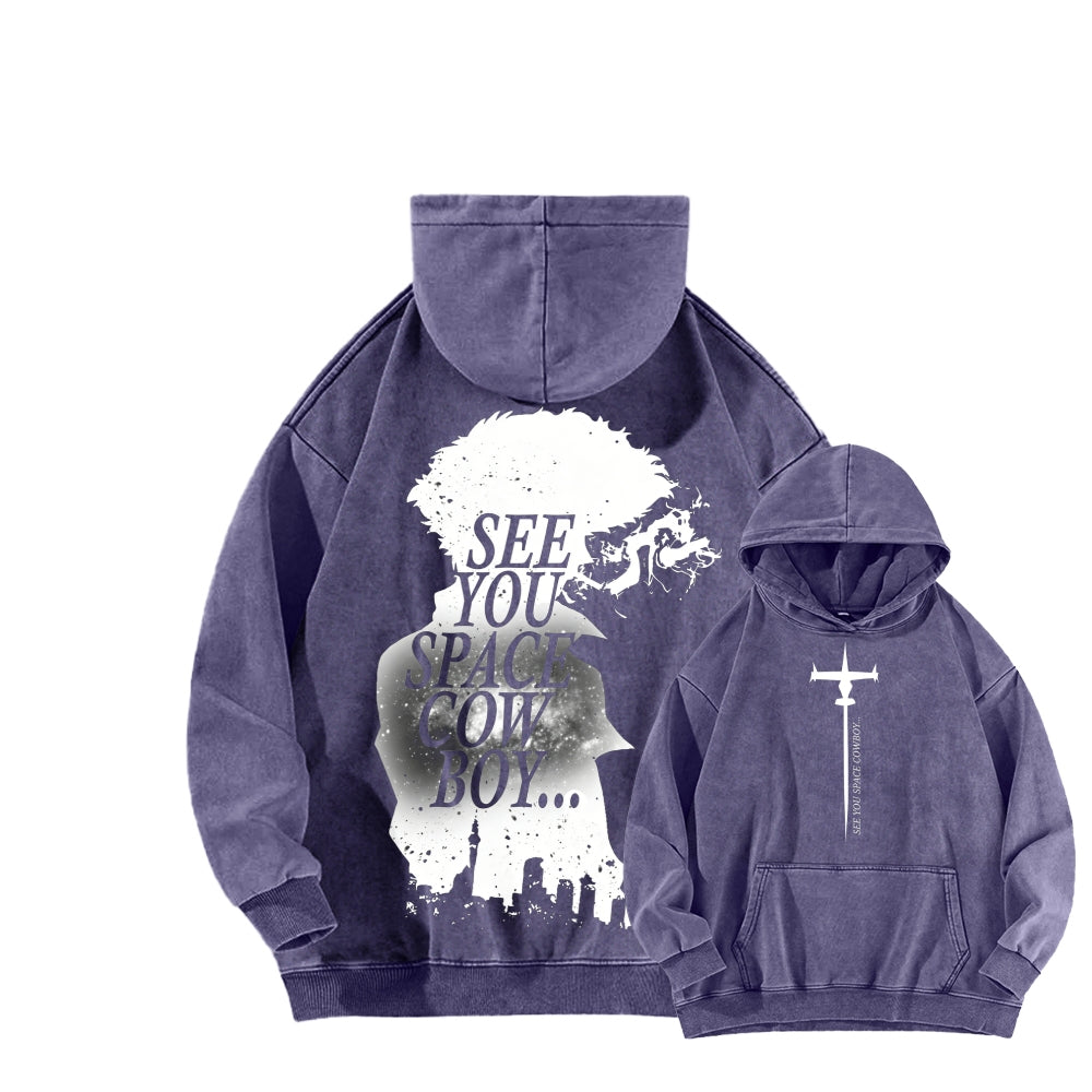 COWBOY BEBOP Unisex Washed Hoodie 2601010501