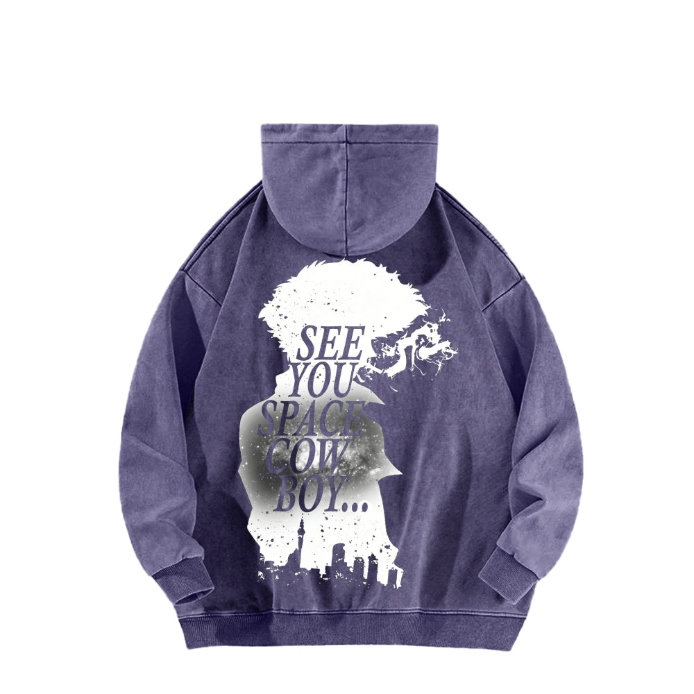 COWBOY BEBOP Unisex Washed Hoodie 2601010501