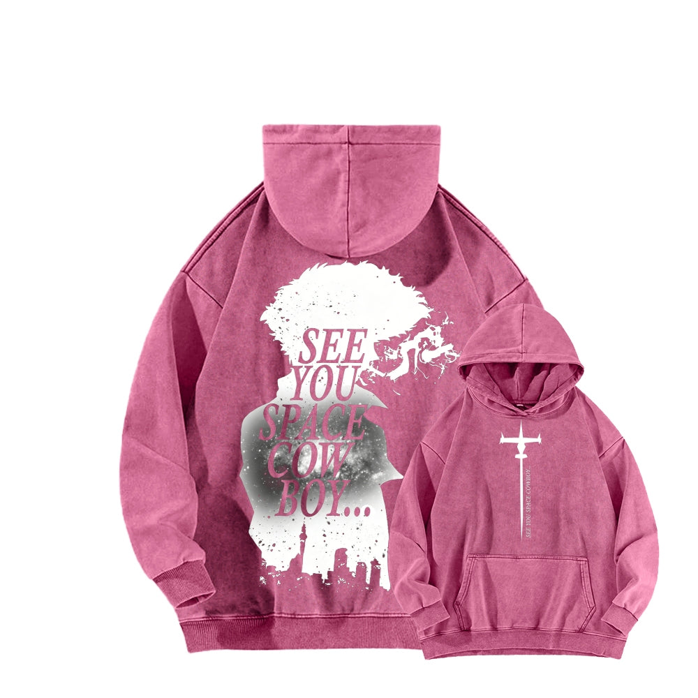COWBOY BEBOP Unisex Washed Hoodie 2601010501