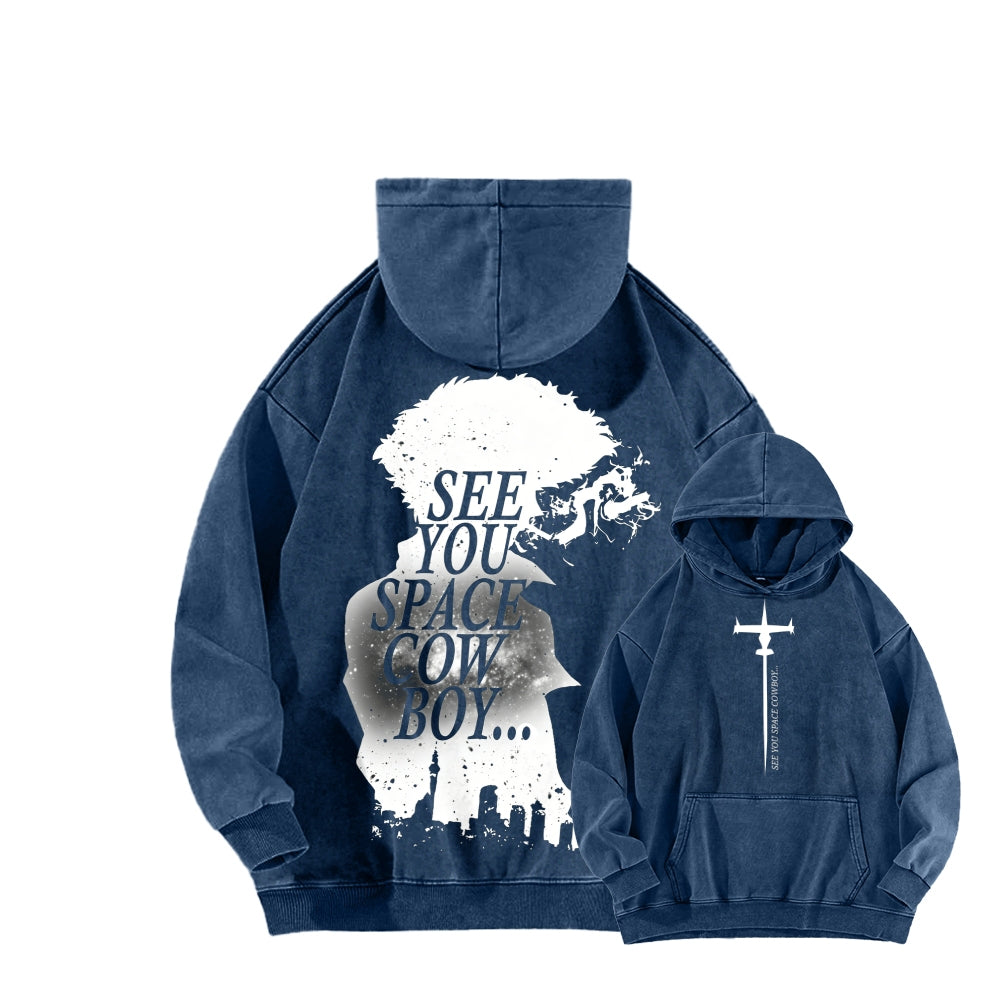 COWBOY BEBOP Unisex Washed Hoodie 2601010501