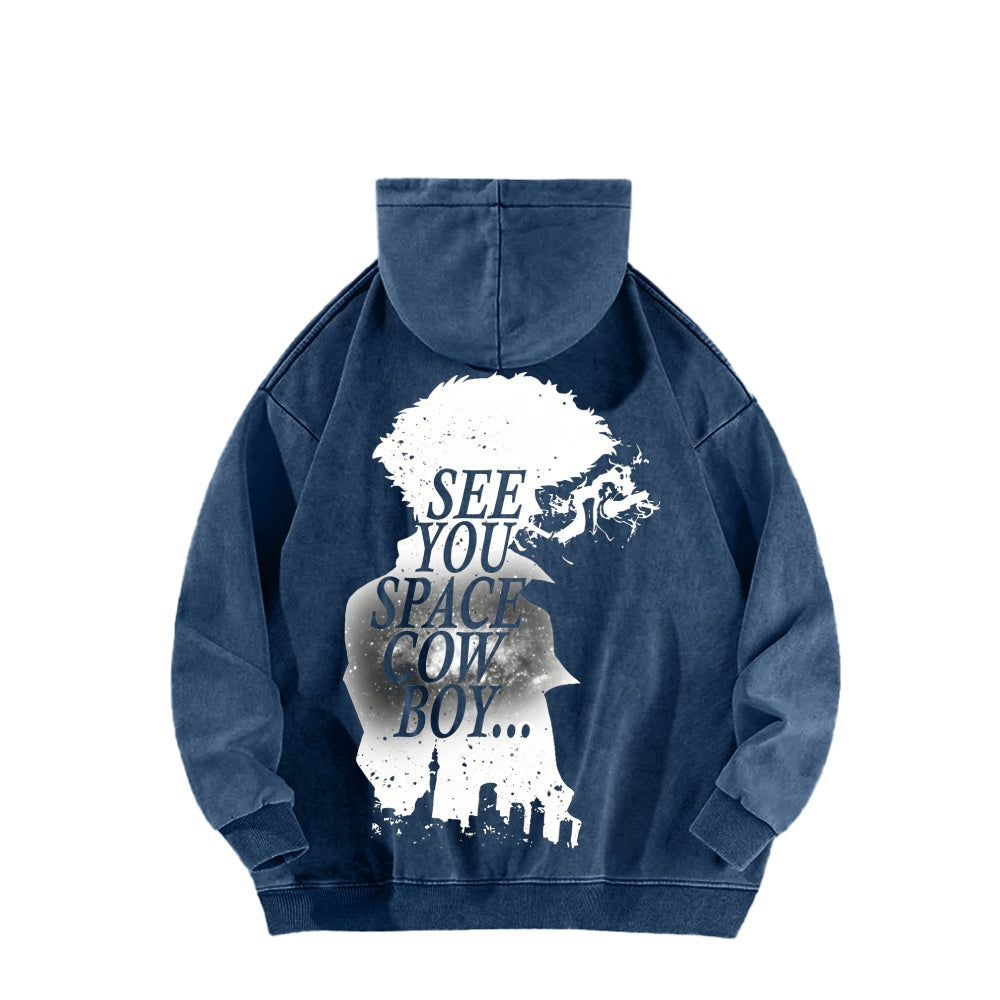 COWBOY BEBOP Unisex Washed Hoodie 2601010501
