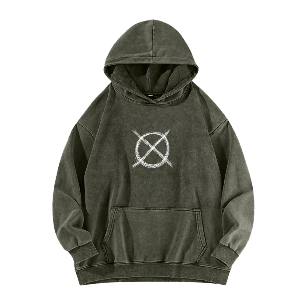 Marble Hornets Unisex Washed Hoodie 2601010684