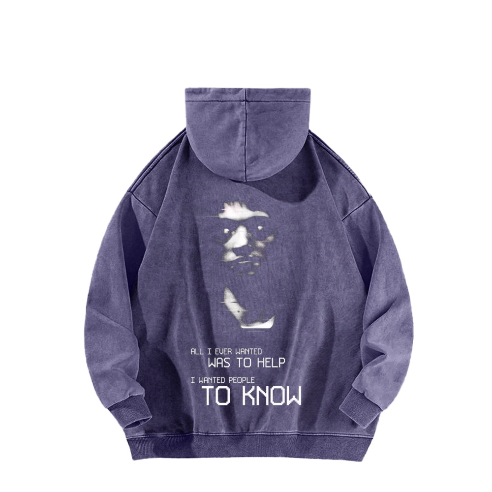 Marble Hornets Unisex Washed Hoodie 2601010684