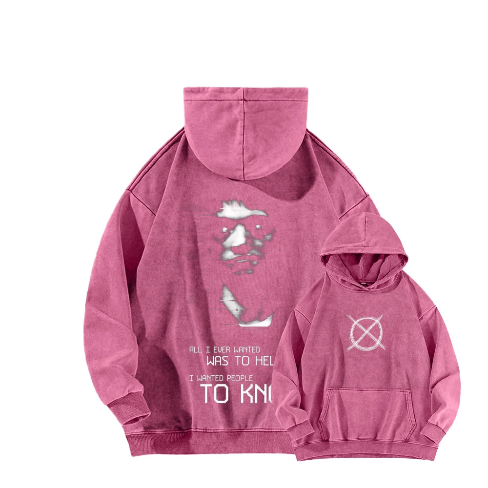 Marble Hornets Unisex Washed Hoodie 2601010684