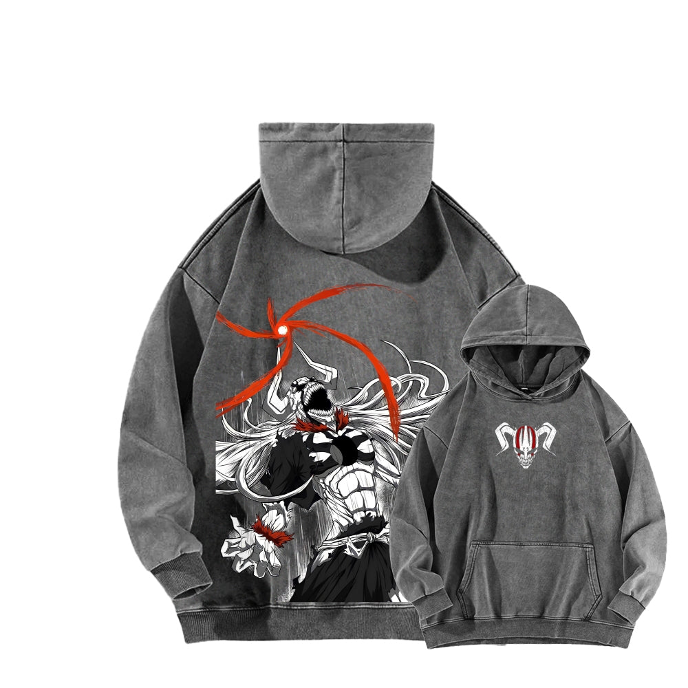 Bleach Ichigo Unisex Washed Hoodie 2601011525