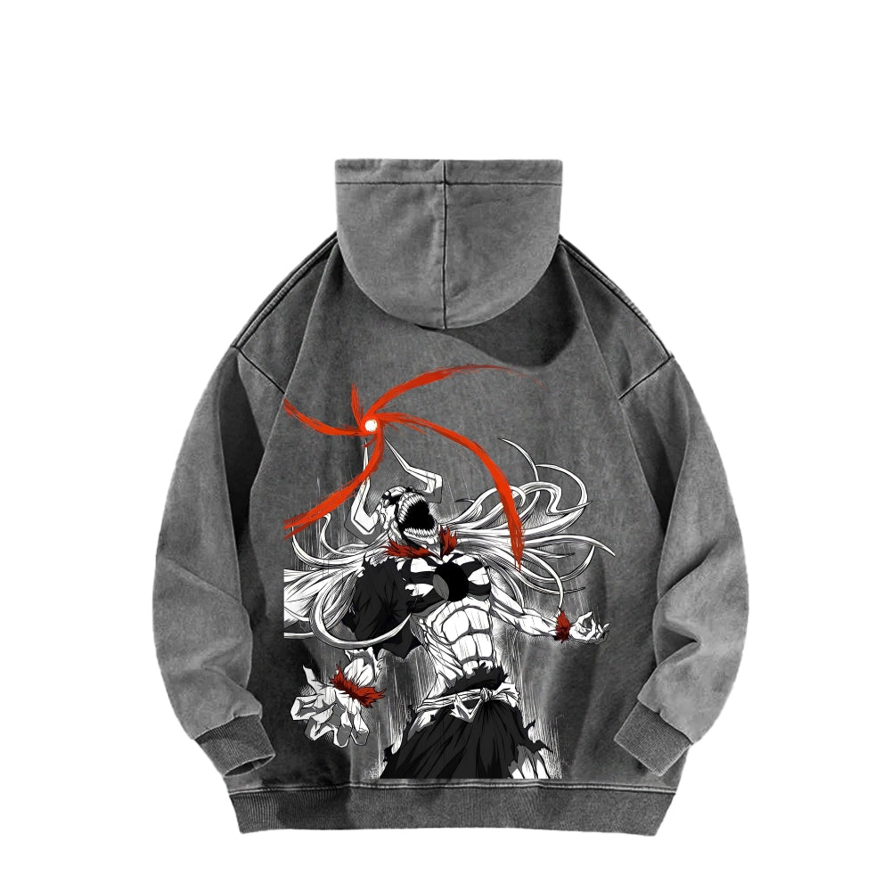 Bleach Ichigo Unisex Washed Hoodie 2601011525