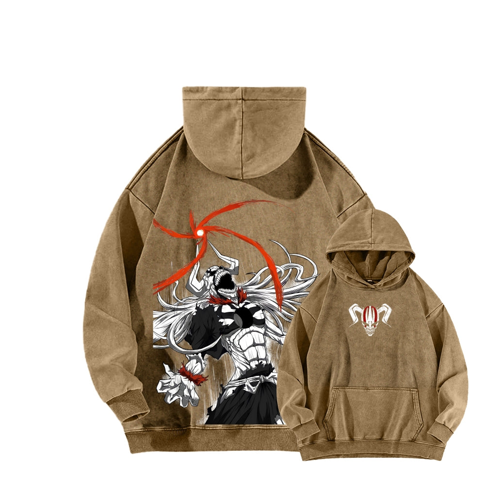 Bleach Ichigo Unisex Washed Hoodie 2601011525