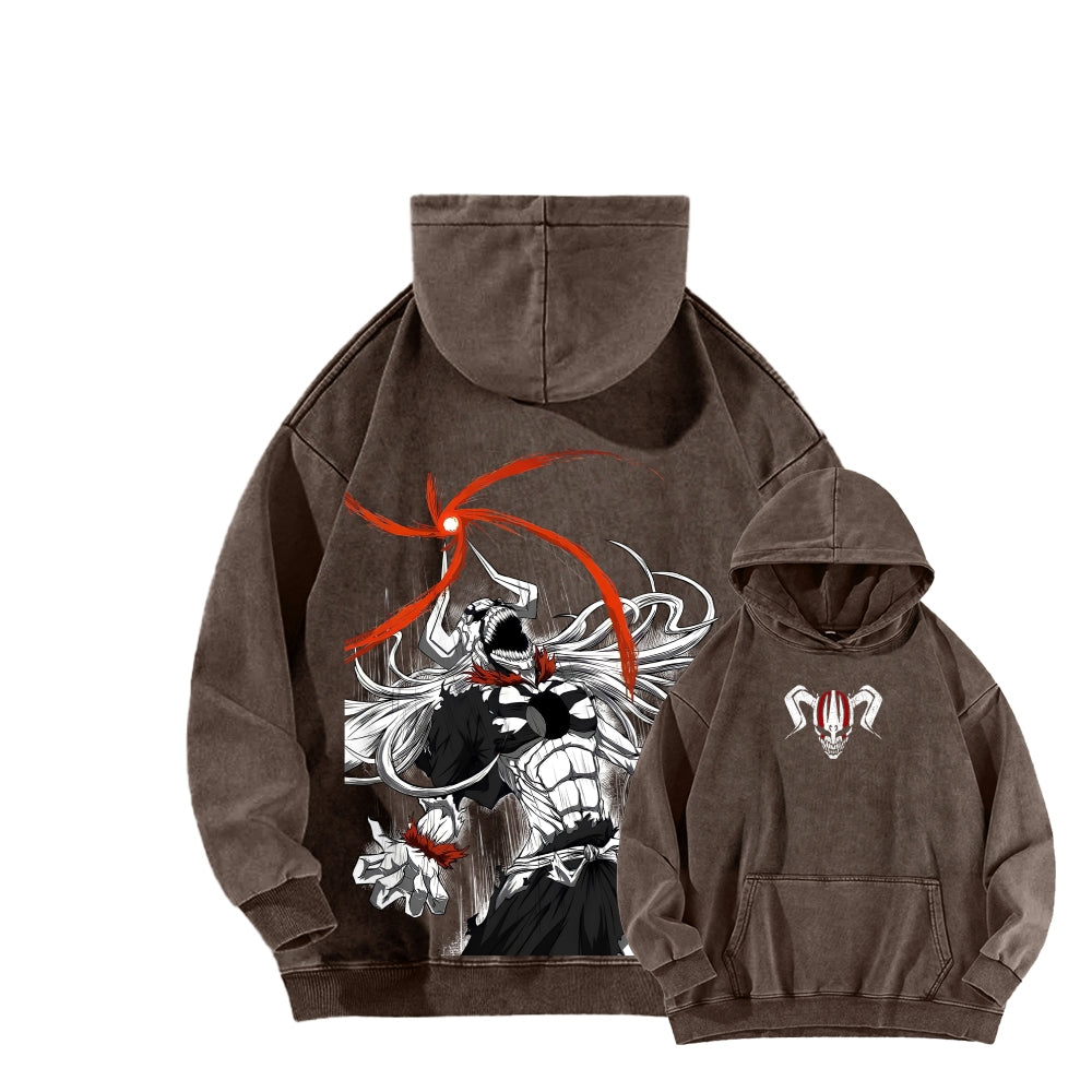 Bleach Ichigo Unisex Washed Hoodie 2601011525