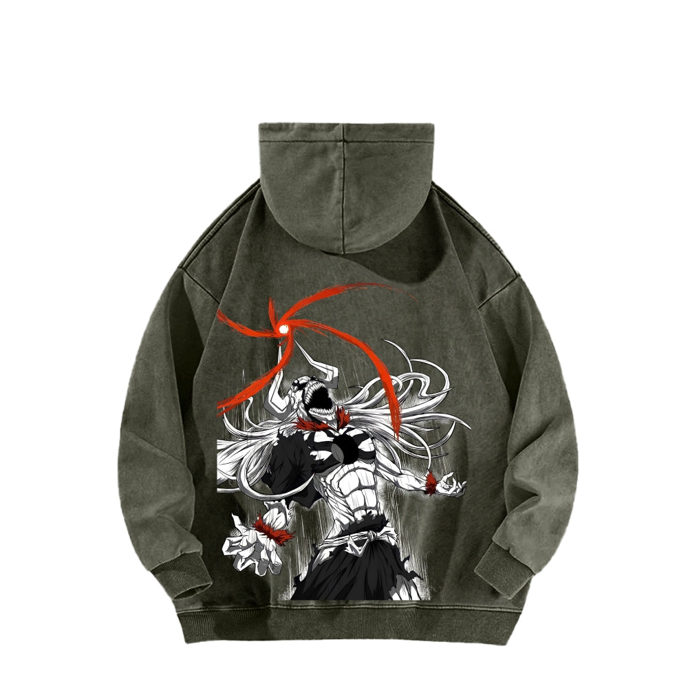 Bleach Ichigo Unisex Washed Hoodie 2601011525