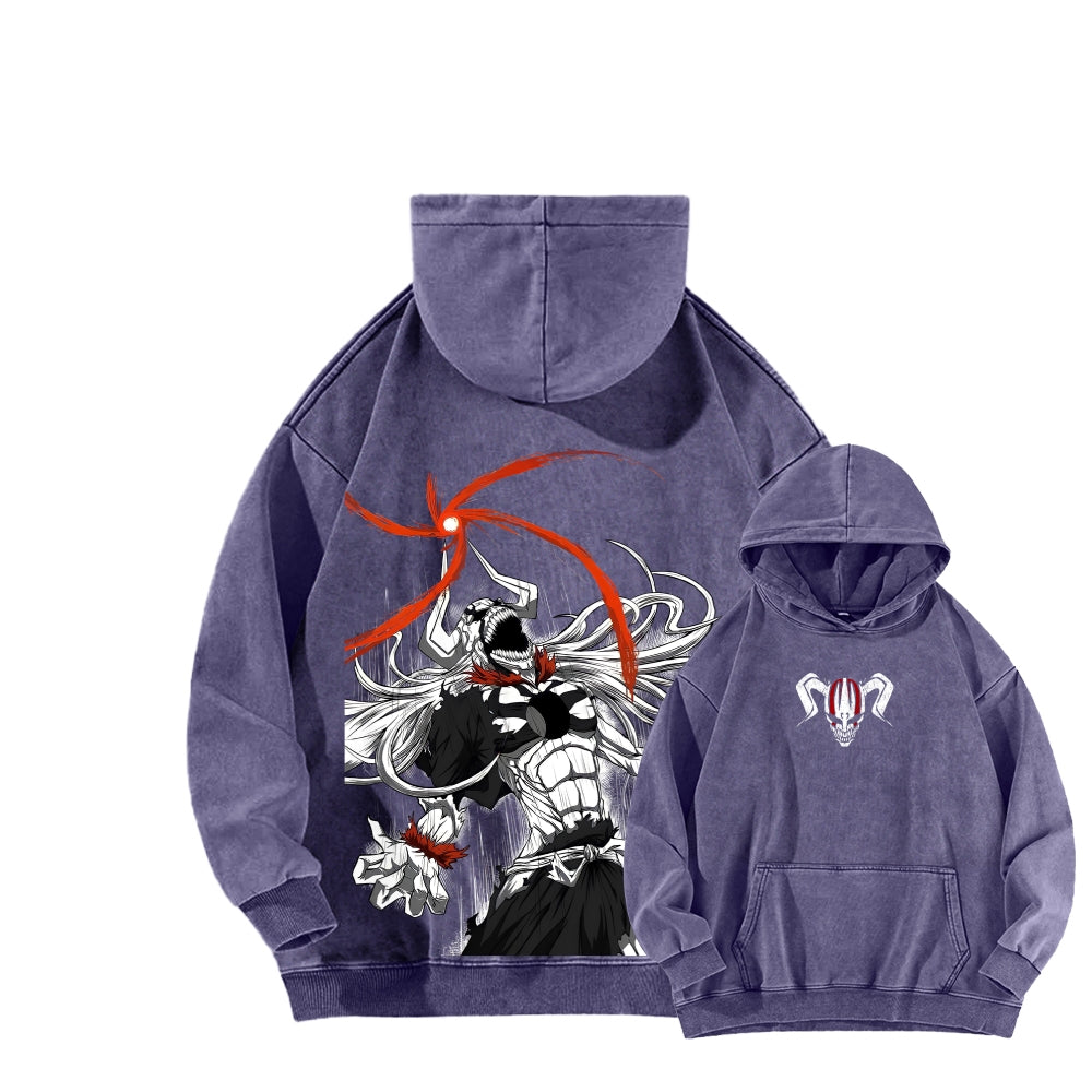 Bleach Ichigo Unisex Washed Hoodie 2601011525