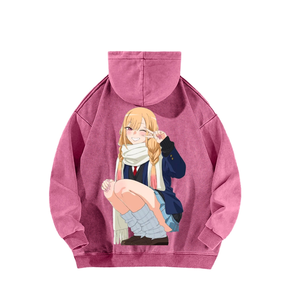 Kitagawa Unisex Washed Hoodie 2601011734