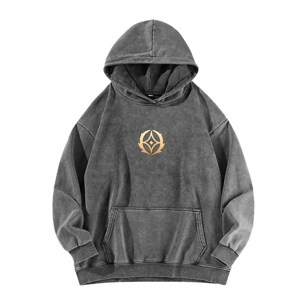 Oguri Cap Unisex Washed Hoodie 2601012304