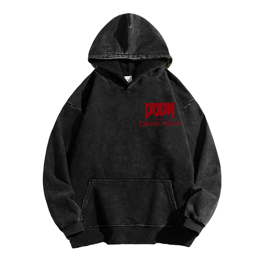DOOM Unisex Washed Hoodie 2601012513