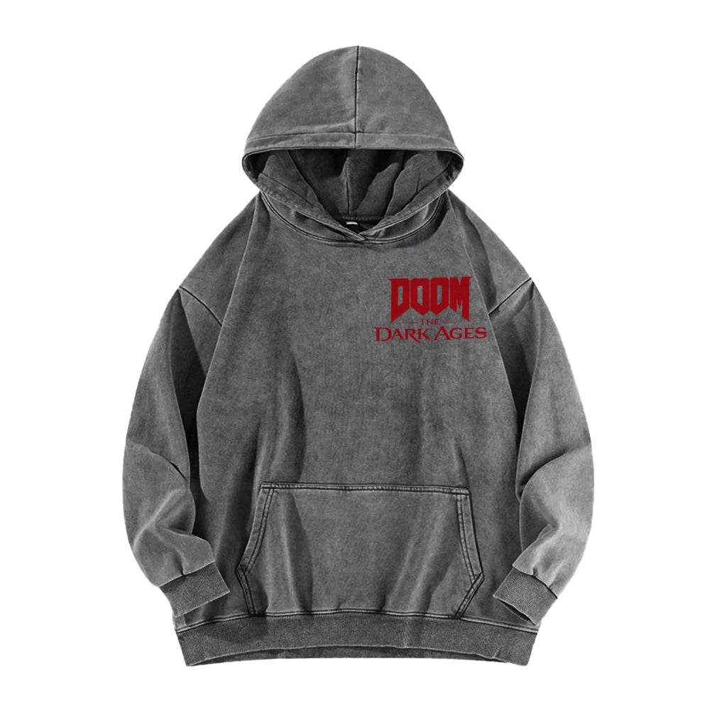 DOOM Unisex Washed Hoodie 2601012513