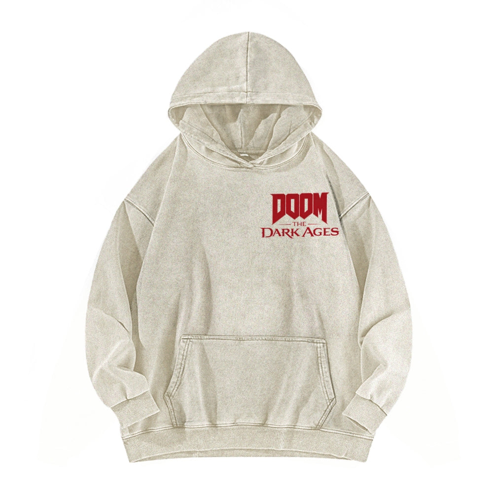 DOOM Unisex Washed Hoodie 2601012513