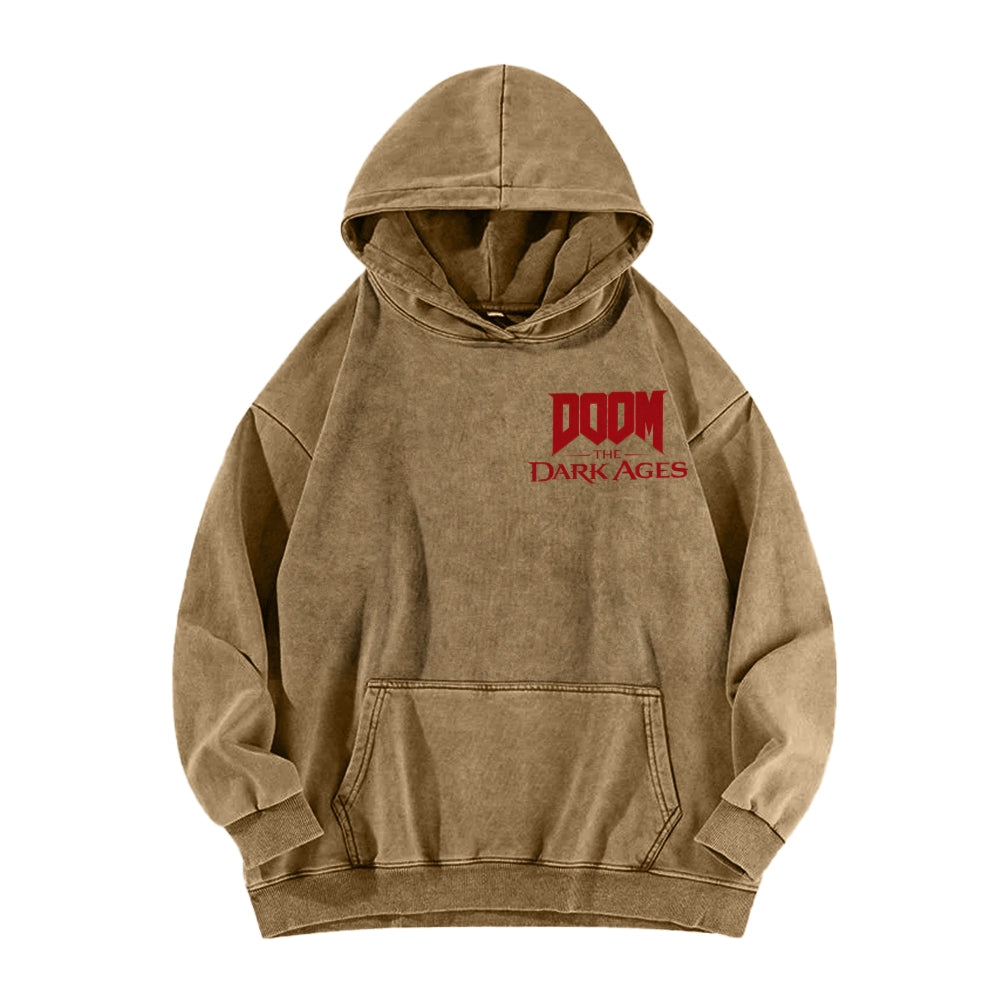 DOOM Unisex Washed Hoodie 2601012513