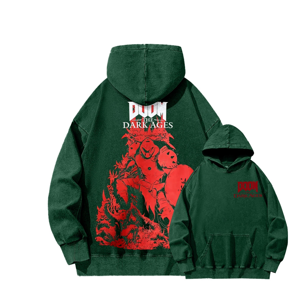 DOOM Unisex Washed Hoodie 2601012513